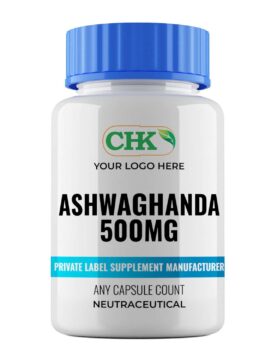 Private Label Ashwaghanda 500mg Supplement Manufacturing