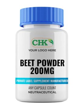 Private Label Beet Powder 200mg Supplement Manufacturing