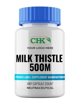 Private Label Milk Thistle 500mg Supplement Manufacturing