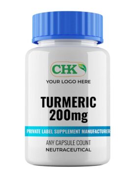 Private Label Turmeric 200mg Supplement Manufacturing