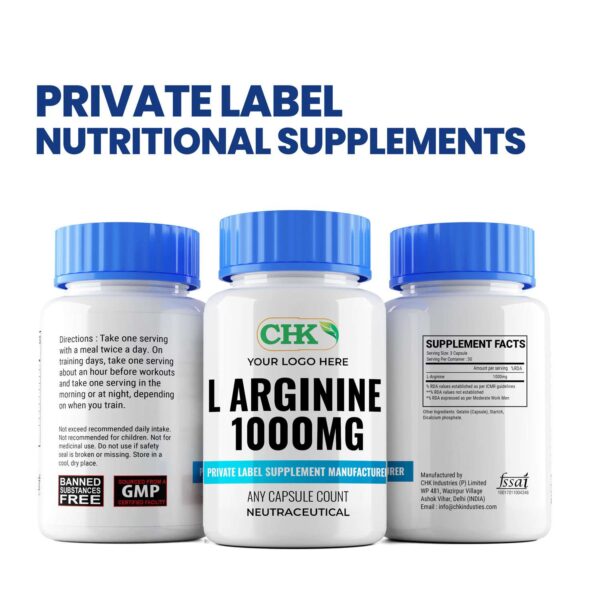 Private Label L Arginine 1000mg Manufacturer - Image 4