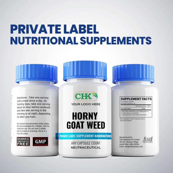 Private Label Horny Goat Weed 500mg Manufacturer - Image 2