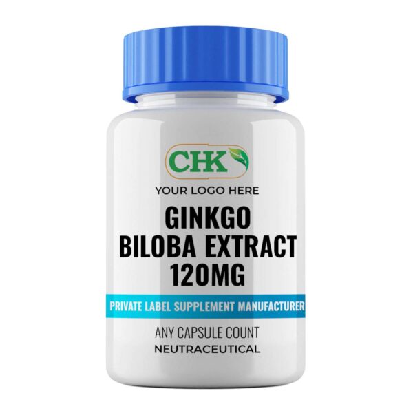 Private Label Ginkgo Biloba Extract 120mg, Capsules Manufacturer - Image 2