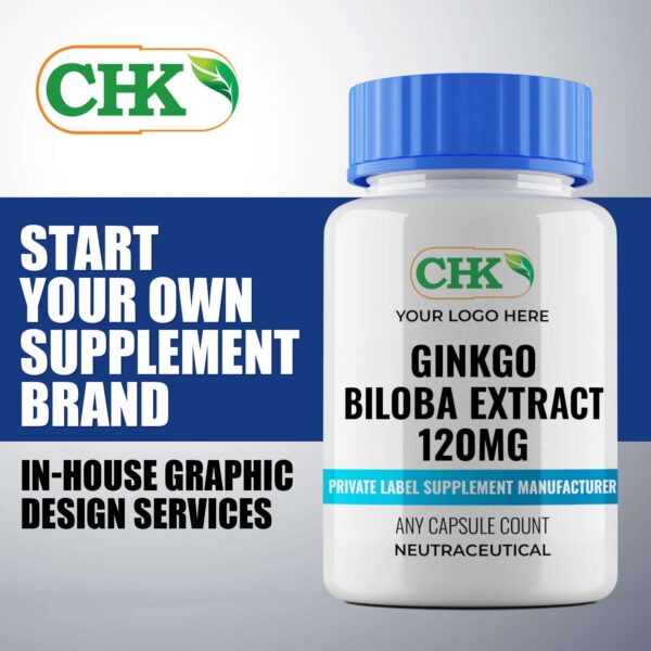 Private Label Ginkgo Biloba Extract 120mg, Capsules Manufacturer - Image 3