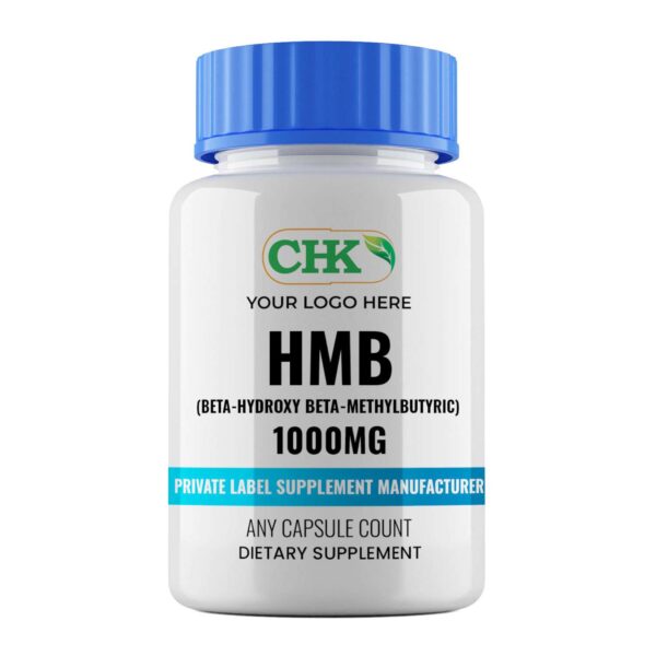 Private Label HMB (Beta-Hydroxy Beta-Methylbutyric) 1000mg Capsules Manufacturer - Image 2