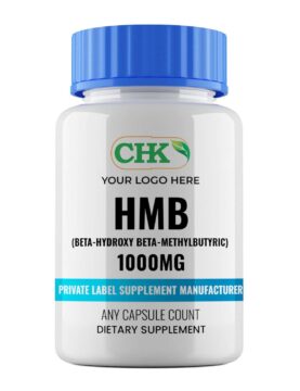 Private Label HMB (Beta-Hydroxy Beta-Methylbutyric) 1000mg Capsules Manufacturer