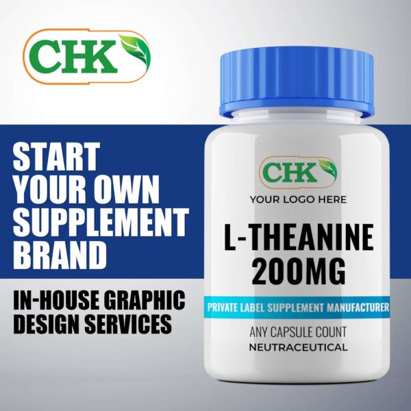 Private Label L-Theanine 200mg Capsules Manufacturer - Image 3