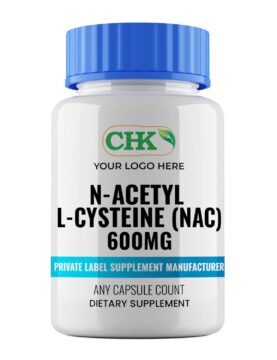 Private Label N-Acetyl L-Cysteine (NAC) 600mg Capsules Manufacturer