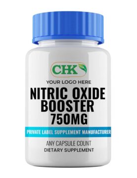 Private Label Nitric Oxide Booster 750mg Capsules Manufacturer