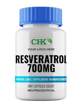 Private Label Resveratrol 700mg Capsules Manufacturer