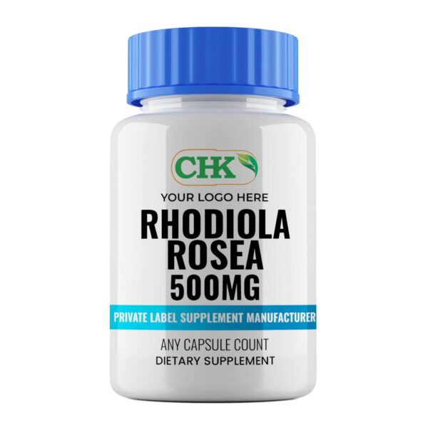 Private Label Rhodiola Rosea 500mg, Capsules Manufacturer - Image 2