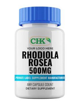 Private Label Rhodiola Rosea 500mg, Capsules Manufacturer