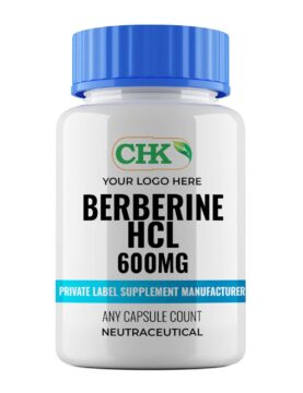 Private Label Berberine HCl 600mg Capsules Manufacturer