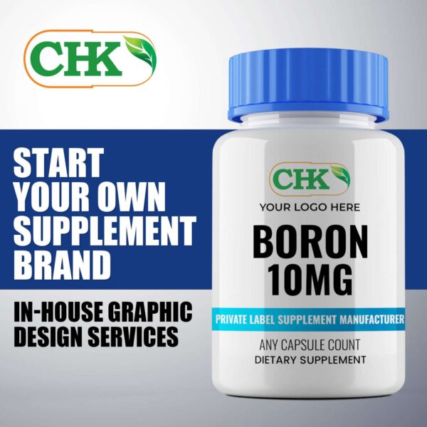 Private Label Boron Capsules 10mg Capsules Manufacturer - Image 3