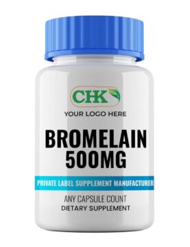 Private Label Bromelain 500mg Capsules Manufacturer