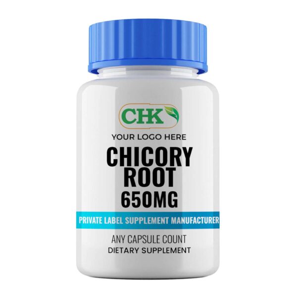 Private Label Chicory Root 650mg Capsules Manufacturer - Image 2