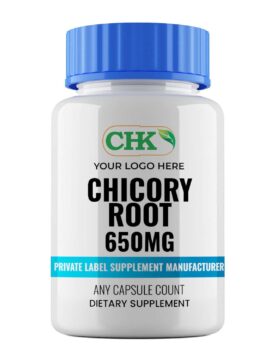 Private Label Chicory Root 650mg Capsules Manufacturer