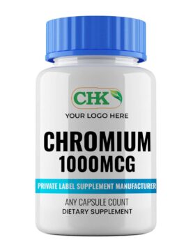 Private Label Chromium 1000mcg, Capsules Manufacturer