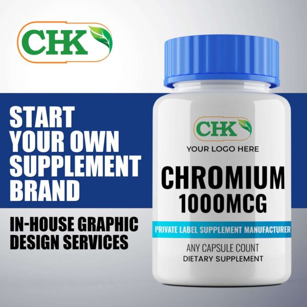 Private Label Chromium 1000 mcg, Capsules Manufacturer - Image 2