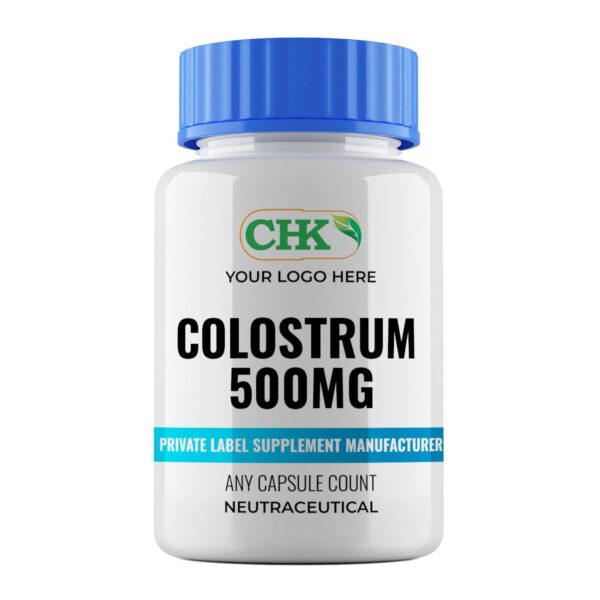 Private Label Colostrum 500mg Capsules Manufacturer - Image 2