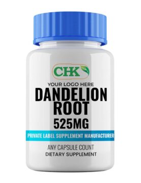 Private Label Dandelion Root 525mg Capsules Manufacturer