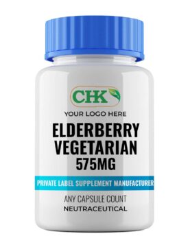 Private Label Elderberry 575mg Capsules Manufacturer