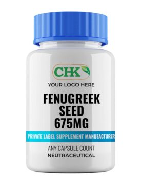 Private Label Fenugreek Seed 675mg Manufacturer