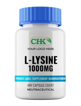 Private Label L-Lysine 1000mg Capsules Manufacturer