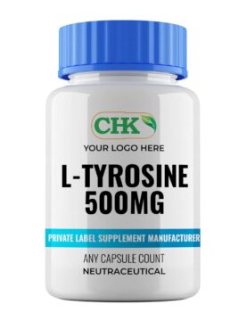 Private Label L-Tyrosine 500mg Capsules Manufacturer