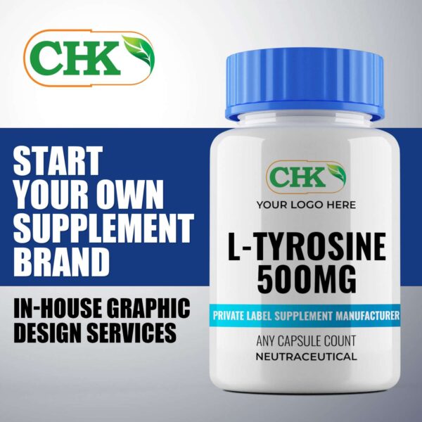 Private Label L-Tyrosine 500mg Capsules Manufacturer - Image 3