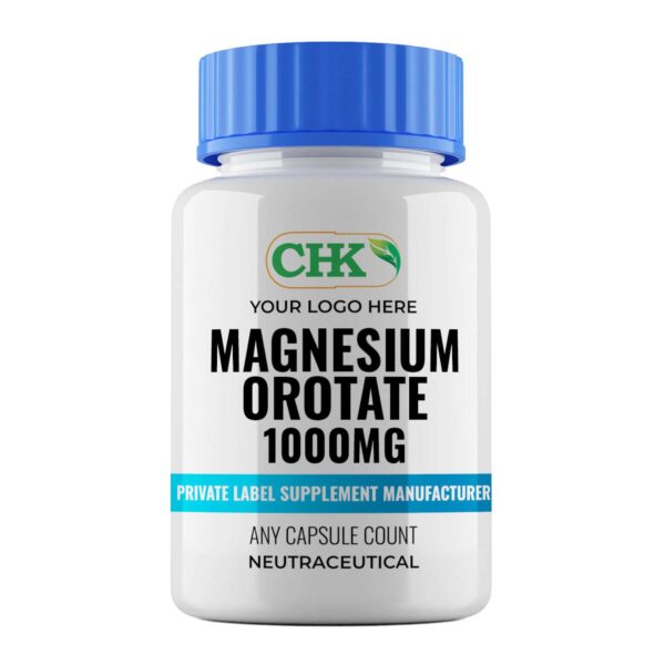 Private Label Magnesium Orotate 1000mg Capsules Manufacturer - Image 2