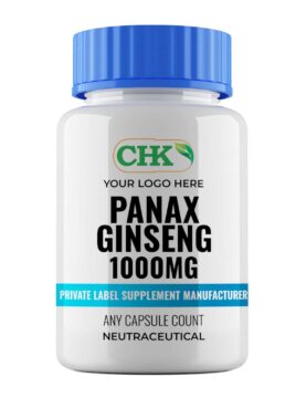 Private Label Panax Ginseng 1000mg Capsules Manufacturer