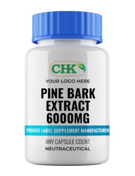 Private Label Pine Bark Extract 600mg Capsules Manufacturer