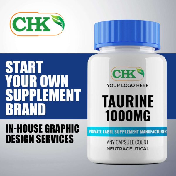 Private Label Taurine 1000mg Capsules Manufacturer - Image 3