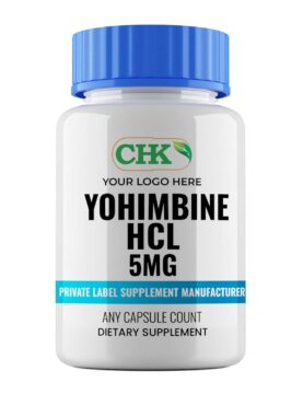 Private Label Yohimbine HCl 5mg Capsules Manufacturer